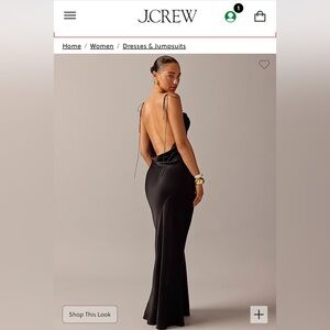 Limited-edition Anna October© X J.Crew cowl cross-back dress